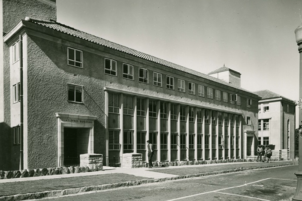 Centlivres Building Bel library