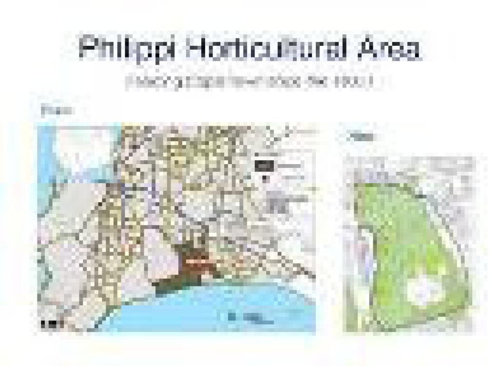 Philippi Horticultural Area map Philippi Horticultural Area map